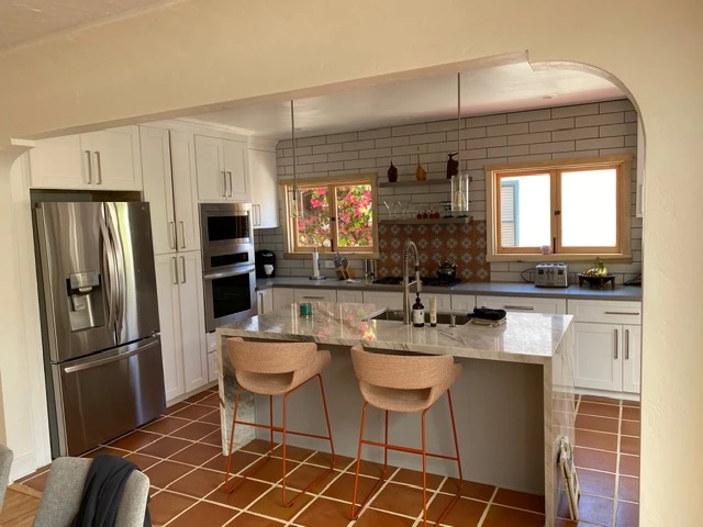 Morrison Kitchen — island and cabinetry