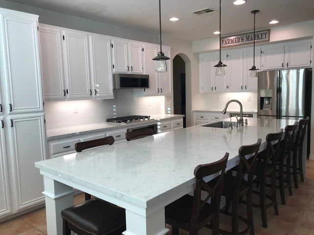 Completed luxury kitchen remodel
