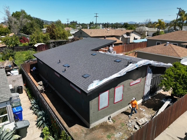 Full room addition exterior
